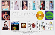 Claires Collection Splash page