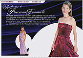 Precious Formals Splash page