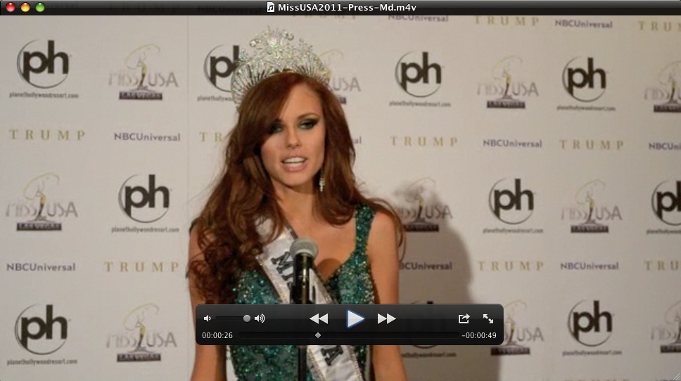 Miss USA 2011 Alyssa Campenella  Press Conference