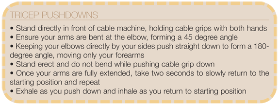 Tricep Pushdowns