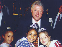 President Clinton and Kids