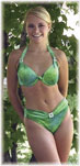 Green bikini by Glamour Suits