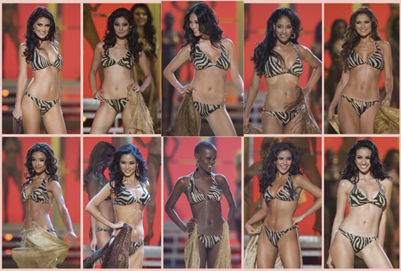 Miss Universe 2007 Top Swimsuit Competitors