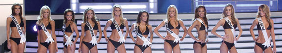 Top 10 Miss USA 2008 Swimsuits