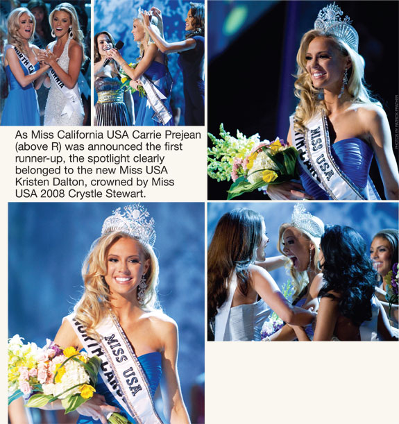 Crowning moments of Miss USA 2009 Kristen Dalton