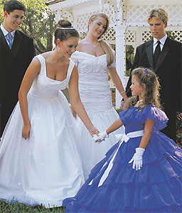 White Alyce  & White Feisty-LeRaye gown
