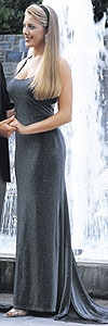 Silver Basant gown