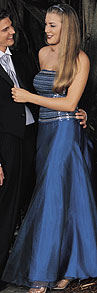 Blue Scala gown