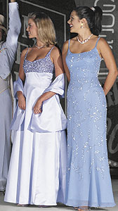 Blue Scala gown
