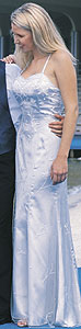 White Tiffany gown