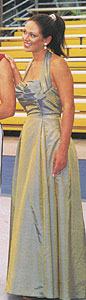 Green Scala gown