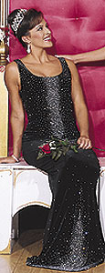 Black Landa gown
