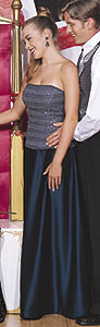 Grey L'Pogee gown