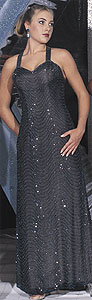 Charcoal Cassandra Stone gown
