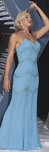 Blue Showtime gown