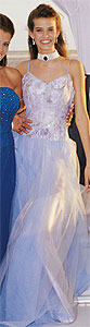 Loralie.com blue prom gown