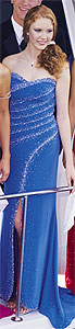 Putros Couture Blue Prom dress