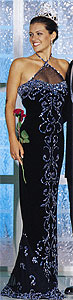 Claire's Collection Black Prom gown