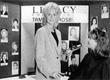 Tammi at the Legacy Booth