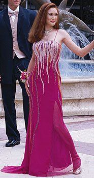 Amber Nicole beaded gown