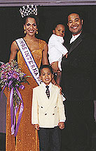 Heather French crowns Angela Baraquio