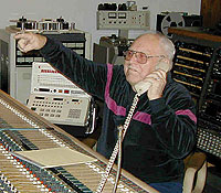 Tootie in the studio.