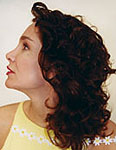 curly hair style photo