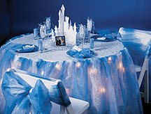 Stumps gossamer prom table setting