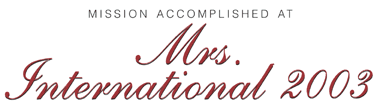 Mission Accomplished at Mrs. International
