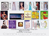 Claire's Collection web page