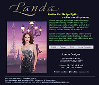 Landa Designs web site