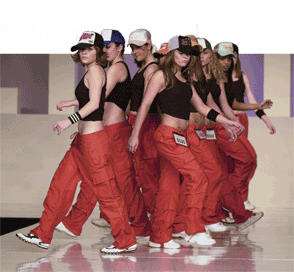Participants perform a choreographed dance at the Spring 2005 IMTA convention
