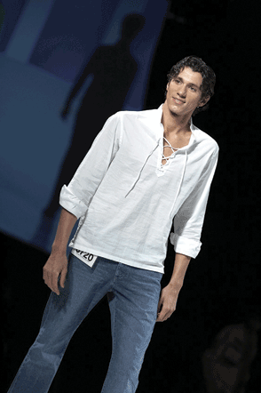 Male model at the Spring 2005 IMTA convention