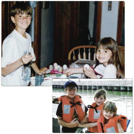 Miss Teen USA 2004 Shelley Hennig and her Brothers Brad and Glenn