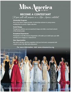 Miss America Scholarship Pageant Miss America, pageant