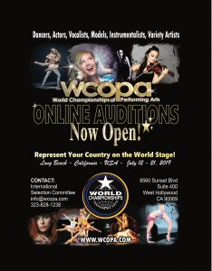 World Championships of Performing Arts, talent competition, modeling, beauty, perfomance, runway
