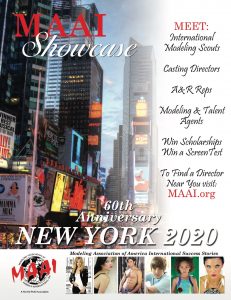 MAAI Modeling and Talent MAAI Modeling and Talent Convention is an international competition and convention bringing worldwide talent seeking modeling, runway, acting, dancing, and performance arts together. MAAI presents the talent to modeling scouts, talent managers, acting managers, and o industry insiders searching for new talent in acting, modeling, runway modeling, and more.
