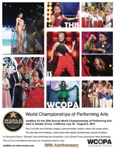 performing arts, dancce, sing, acting, pageant, pageantry, gold medal, international competition