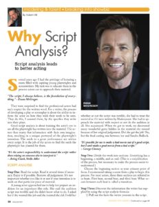 script analysis, showbiz, pageantry, pageantry magazine 