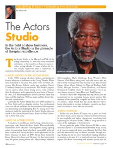 actors, the actors studio, pageantry, pageantry magazine, showbiz