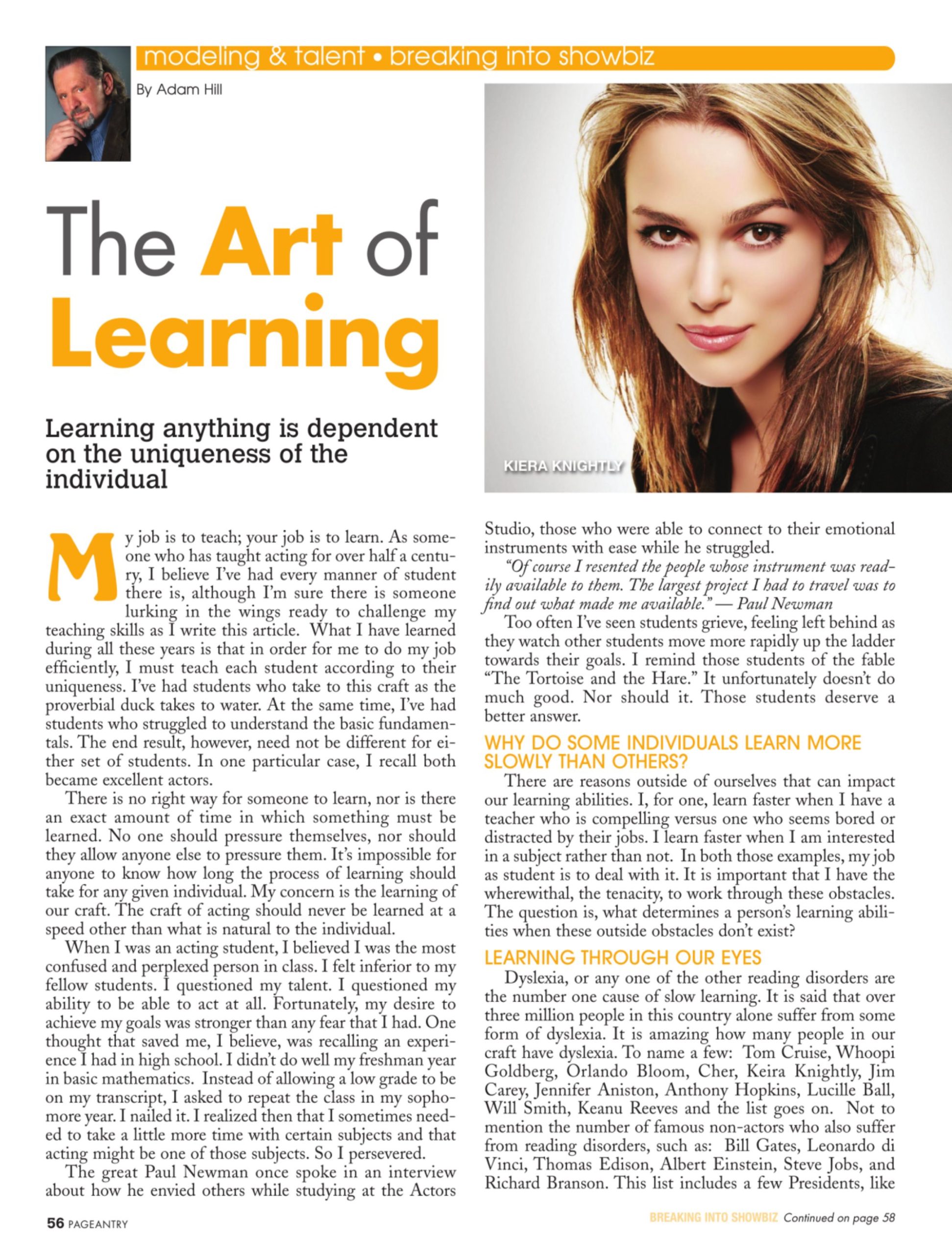 The Art of Learning - Pageantry Magazine
