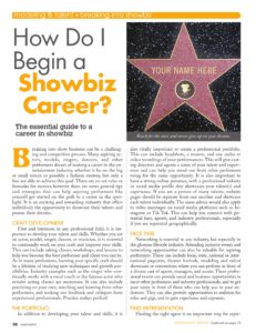 showbiz career, acting tips, acting classes, actor, show business tips, how to become an actor, actress, pageantry magazine, pageantry, pageant, movie star
